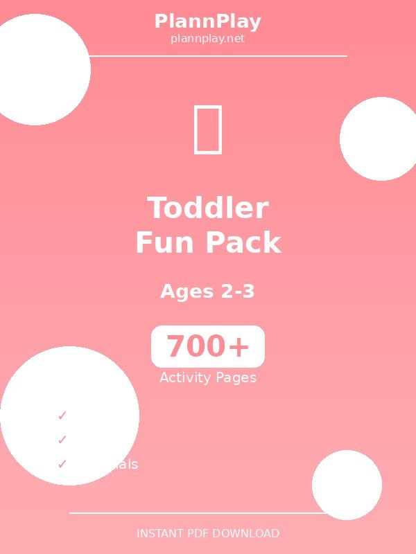 Toddler Fun Pack (Ages 2-3)