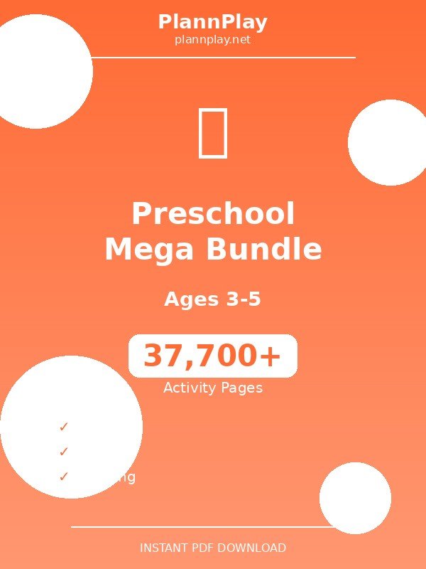 Preschool Mega Bundle (Ages 3-5)